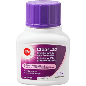 Life Brand CLEARLAX Polyethylene Glycol 3350 Powder for Oral Solution