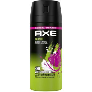 AXE Infinite Grapefruit & Patchouli Deodorant Body Spray for Long-Lasting Odour Protection Men's Deodorant Formulated without Aluminum 113g