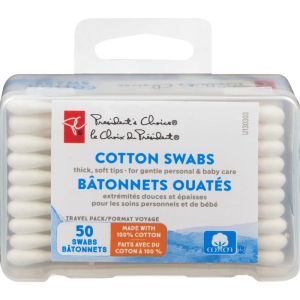 President's Choice Cotton Swabs Travel Pack - 50 Count
