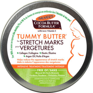 Palmer's Cocoa Butter Formula Tummy Butter Balm for Stretch Marks and Pregnancy Skin Care
