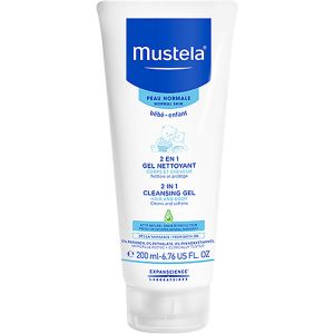 Mustela 2-in-1 Cleansing Gel for Baby's Delicate Skin and Hair