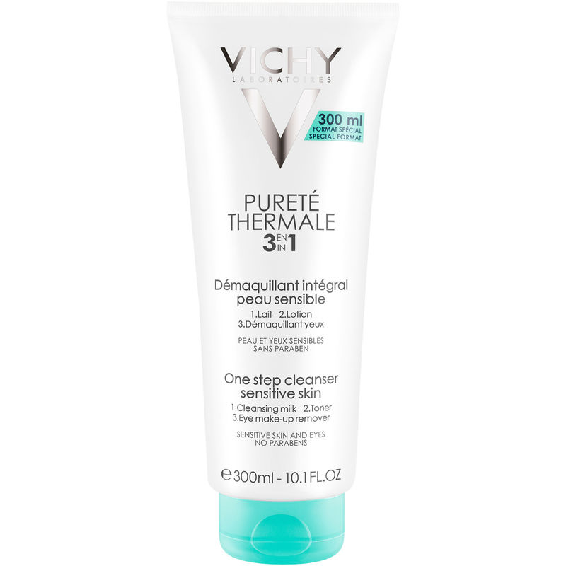 Vichy Bonus Size Purete Thermale One Step 3-in-1 Milk Cleanser for Sensitive Skin 300 mL