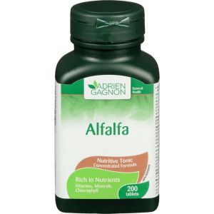 Adrien Gagnon Alfalfa 200 TAB - Antioxidant-Rich Supplement