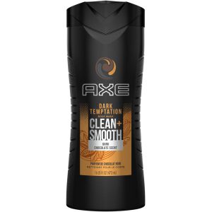 Axe AXE Dual Action Body Wash for Long Lasting Freshness Dark Temptation Men's Shower Gel 473 mL