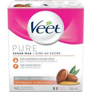 VEET Pure Sugar Wax Kit - Argan Oil 250 mL