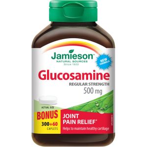 Jamieson Glucosamine Sulfate Caplets 500 mg 360 Count
