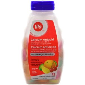 Life Brand LB US Calcium Antacid Fruit 72ct