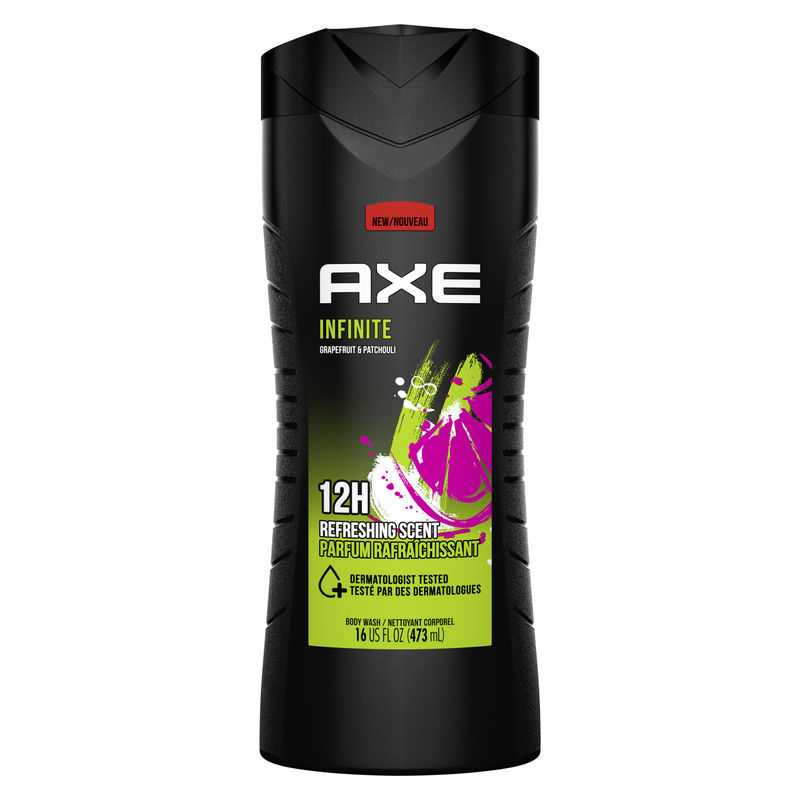 Axe Infinite Body Wash for Long-Lasting Freshness Grapefruit & Patchouli 473 ML