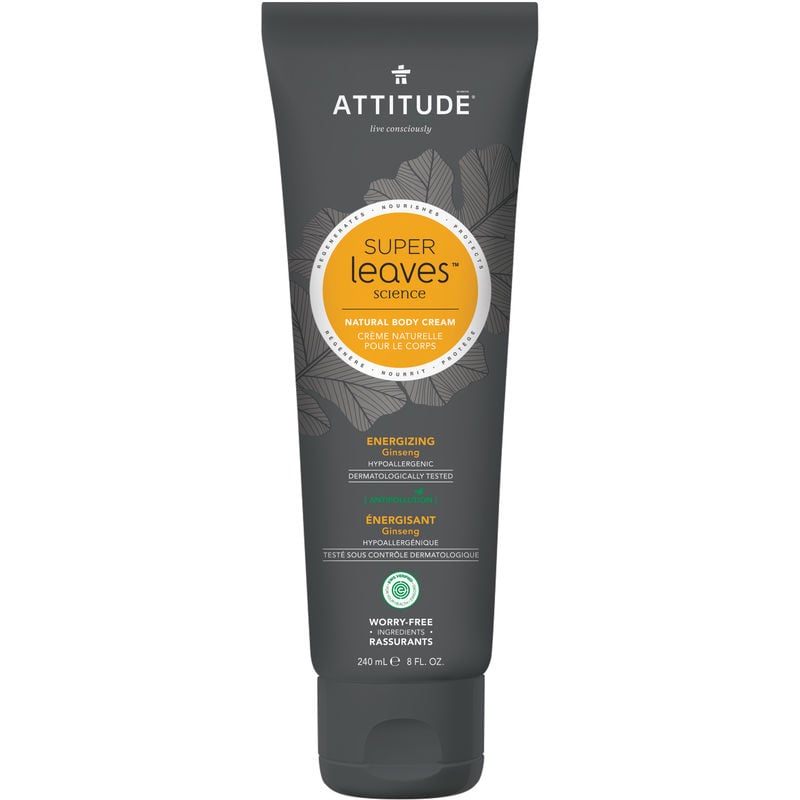 ATTITUDE Super Leaves MEN Body Cream - Energizing 240 mL