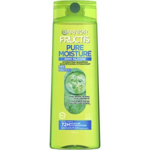 Fructis Pure Moisture Hydrating Shampoo for Dry Hair and Scalp with Hyaluronic Acid and Cucumber Water 370 mL