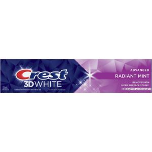 Crest 3D White Advanced Radiant Mint Whitening Toothpaste - 135 ML