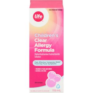 Life Brand LB Children's Allergy 6.25 For 115 mL