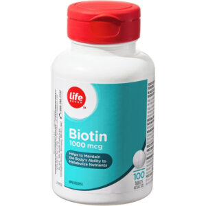 Life Brand Biotin 1000 mcg 100 TAB