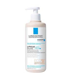 La Roche-Posay Lipikar Baume AP+m Body Cream for Dry & Eczema-Prone Skin with Shea Butter, New Eco-Conscious Packaging, 400ML