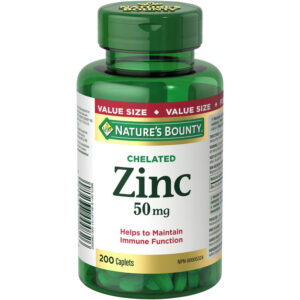Natures Bounty Chelated Zinc Value Size 200 Count