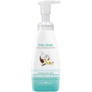 Live Clean Vanilla Bean and Coconut Foaming Hand Wash 400 mL