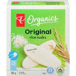PC Organics Rice Rusks Original 50 g