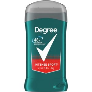 Degree Men Intense Sport Deodorant Stick - 48h Odour Protection and Long-Lasting Freshness