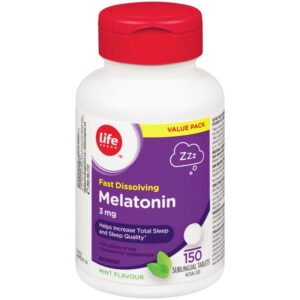 Life Brand Melatonin 3mg 150 TAB