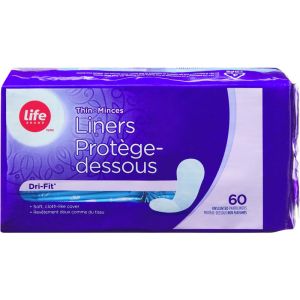 Life Brand LB Thin Pantyliners 60 ea