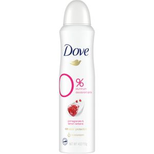 Dove 0% Aluminum Deodorant Spray Pomegranate & Verbena 48H Protection