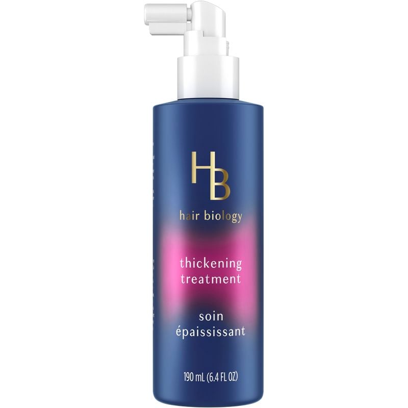 Hair Biology Thickening Treatment with Biotin - Full & Vibrant for Fine, Thin, or Flat Hair - 190mL