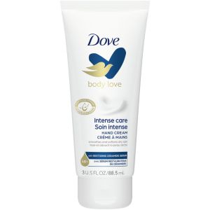 Dove Body Love Hand Cream for Dry Skin, Intense Care, 100 mL