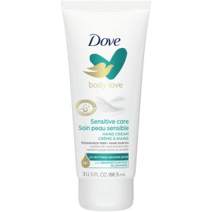 Dove Body Love Fragrance-Free Hand Cream for Dry and Sensitive Skin Sensitive Care 100 mL