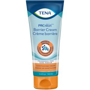 TENA PROskin Barrier Cream for Fragile Skin, Fragrance Free, 3.4 fl oz, 100ml