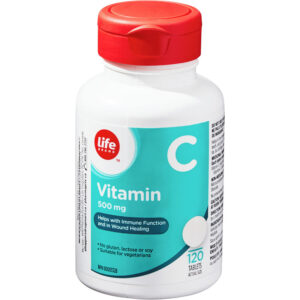 Life Brand Vitamin C 500mg 120 TAB