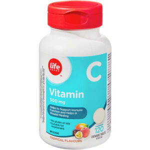 Life Brand Vitamin C 500mg 120 TAB