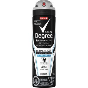 Degree Men UltraClear Black + White Fresh Dry Spray Antiperspirant