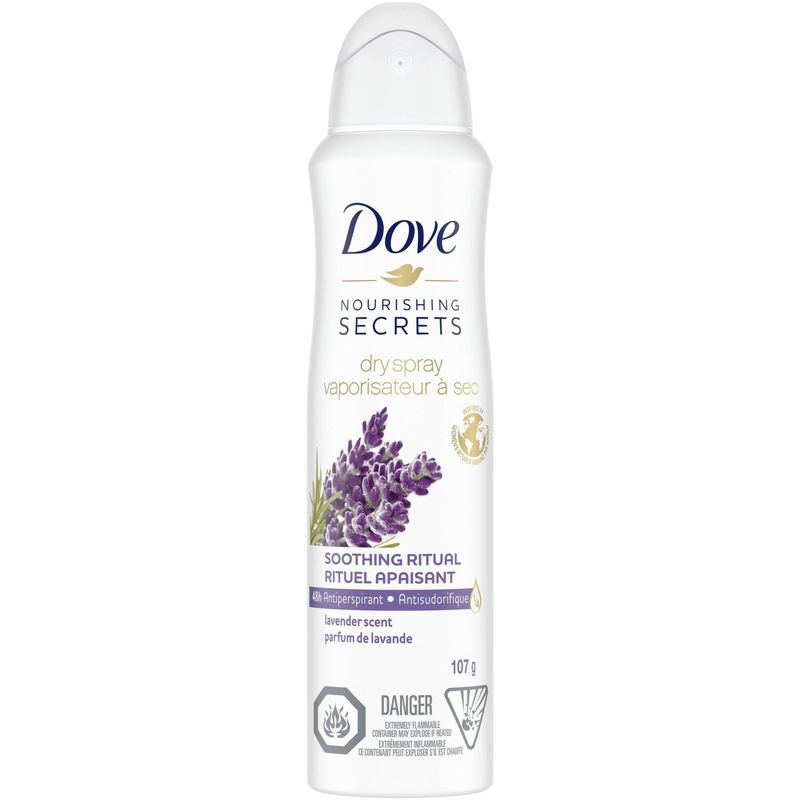 Dove Nourishing Secrets Antiperspirant Dry Spray Lavender Scent 107g