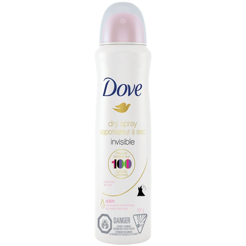 Dove Invisible Clear Finish Dry Spray Antiperspirant