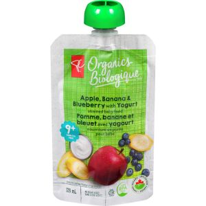 PC Organics Apple Banana Blueberry w/Yogurt Baby Food