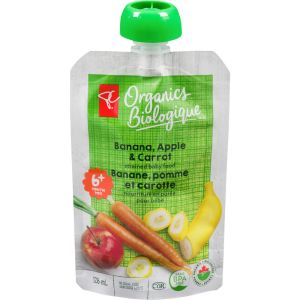 PC Organics PCO Banana Apple & Carrot 128 mL