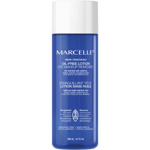 Marcelle Oil Free Eye Makeup Remover Lotion with Eye Contour Care Complex - Bonus Size 200 mL