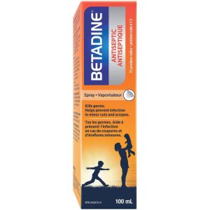 BETADINE® 5% Antiseptic Spray 100 mL