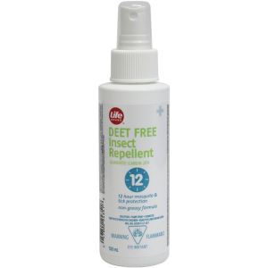 Life Brand DEET FREE Insect Repellent 100mL - Mosquito and Tick Repellent