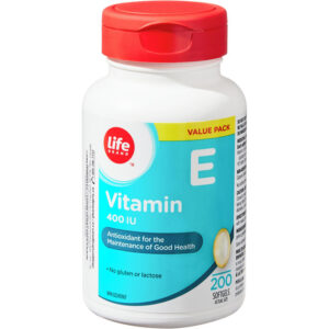 Life Brand Vitamin E 400 IU 200 Capsules