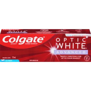 Colgate Optic White Advanced Teeth Whitening Toothpaste, Icy Fresh 73 ML