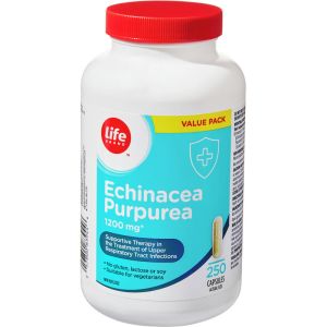 Life Brand Echinacea Purpurea 1200mg 250 Capsules