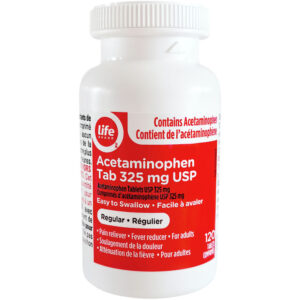 Life Brand LB Acetaminophen Tab 325 mg USP 120 TAB