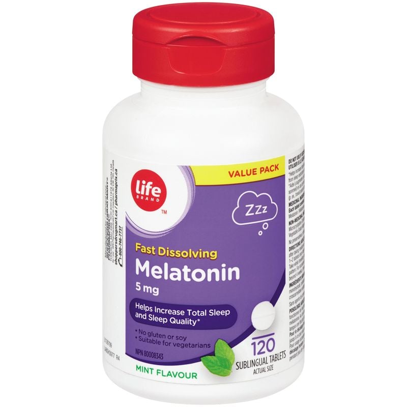Life Brand Melatonin 5mg Fast Dissolving 120 TAB