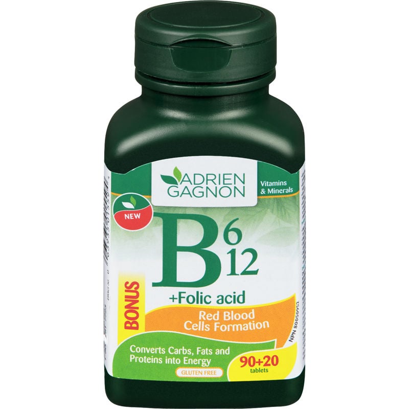 Adrien Gagnon B6, B12 + Folic Acid 110 TAB