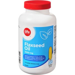 Life Brand Flaxseed Oil 1000mg 200 Capsules
