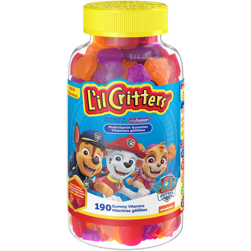 L'il Critters Paw Patrol Multivitamin Gummies 190 Count