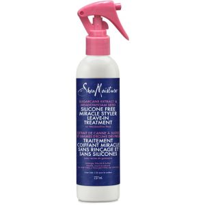 SheaMoisture Sugarcane Extract & Meadowfoam Seed Silicone Free Miracle Styler Leave-in Treatment