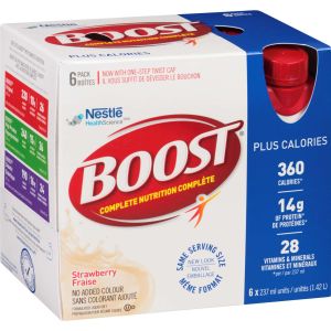 BOOST PLUS Calories Strawberry Formulated Liquid Diet Drink