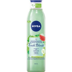 NIVEA Fresh Blends Refreshing Body Wash with Watermelon, Mint and Coconut Oil (500 mL)
